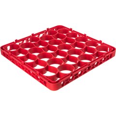REW30SC05 Color-Coded Short Glass Rack Extender 30 Compartment - Red