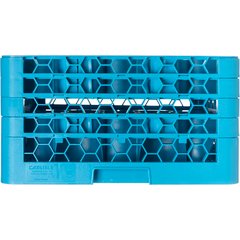 RW20-314 OptiClean™ NeWave™ Glass Rack with 4 Integrated Extenders 20 Compartment - Carlisle Blue