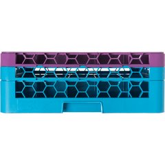 RG25-2C414 OptiClean™ 25-Compartment Divided Glass Rack with 2 Extenders 7.12" - Lavender-Carlisle Blue