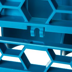 REW30L14 OptiClean™ NeWave™ Long Glass Rack Extender 30 Compartment - Carlisle Blue