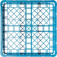 RG914 OptiClean™ 9-Compartment Divided Glass Rack 3.25 - Carlisle Blue