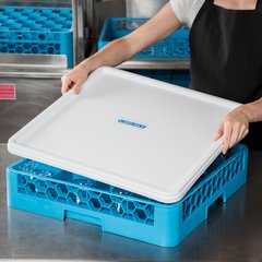 RHC02 OptiClean™ Rack Cover 20.63" x 20.63" x 1" - White