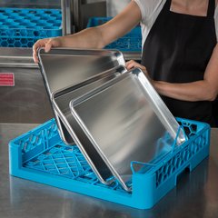 RSP14 OptiClean™ Bakery Tray & Sheet Pan Rack 3.25 - Carlisle Blue