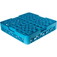RC2014 OptiClean™ 20-Compartment Divided Tilted Glass Rack 20 Compartment - Carlisle Blue