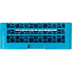 RG25-214 OptiClean™ 25-Compartment Divided Glass Rack with 2 Extenders 7.12" - Carlisle Blue