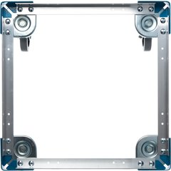 C2222A14 E-Z Glide™ Open Aluminum Dolly With Handle 20.63" x 20.63" x 36.5" - Carlisle Blue