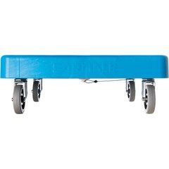 C223614 E-Z Glide™ Warewashing Rack Dolly Without Handle 22.5" x 22.5" x 8" - Blue