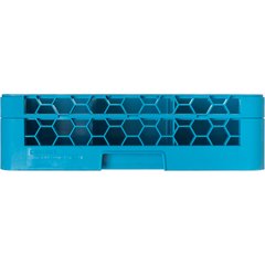 RG9-114 OptiClean™ 9-Compartment Divided Glass Rack with 1 Extender 5.56" - Carlisle Blue