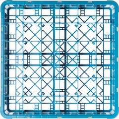 RG3614 OptiClean™ 36-Compartment Divided Glass Rack 3.25 - Carlisle Blue