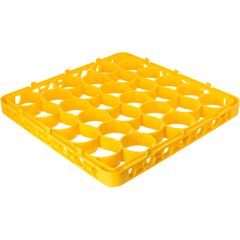 REW30SC04 OptiClean™ NeWave™ Color-Coded Short Glass Rack Extender 30 Compartment - Yellow