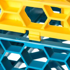 REW30SC04 OptiClean™ NeWave™ Color-Coded Short Glass Rack Extender 30 Compartment - Yellow