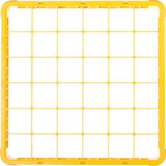 RE36C04 OptiClean™ 36-Compartment Divided Glass Rack Extender 1.78" - Yellow