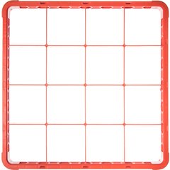 RE16C24 OptiClean™ 16-Compartment Divided Glass Rack Extender 1.78" - Orange