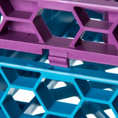 REW30SC89 OptiClean™ NeWave™ Color-Coded Short Glass Rack Extender 30 Compartment - Lavender