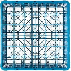 RG36-214 OptiClean™ 36-Compartment Divided Glass Rack with 2 Extenders 7.12" - Carlisle Blue