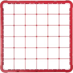 RE36C05 OptiClean™ 36-Compartment Divided Glass Rack Extender 1.78" - Red