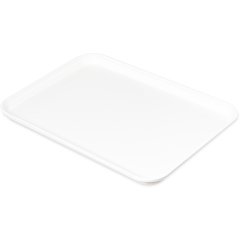1318FMT301 Fiberglass Market Tray 17 3/4" x 12-3/4" x 1" - Pearl White