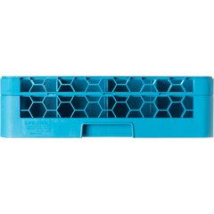 RG16-114 OptiClean™ 16-Compartment Divided Glass Rack with 1 Extender 5.56" - Carlisle Blue