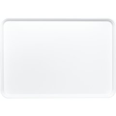 2618FMTQ301 Fiberglass Market Tray 17.9" x 25.6" x 1 1/4" (6ea) - Pearl White