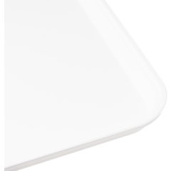 2618FMTQ301 Fiberglass Market Tray 17.9" x 25.6" x 1 1/4" (6ea) - Pearl White