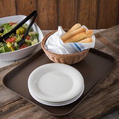 1814GR2076 Griptite 2 Rectangle Tray 18" x 14" - Brown