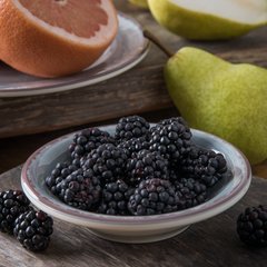 5401818 Mingle™ Melamine Fruit Bowl 4.5 oz - Smoke