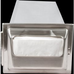 H2000SS Classic In-Counter Napkin Dispenser, Minifold Control Face, 750 Napkin, Stainless Steel  - Stainless Steel