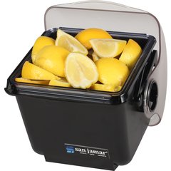 BD2001 Mini Dome Condiment Center 2 qt - Black  - Black