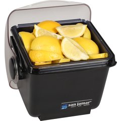 BD2001 Mini Dome Condiment Center 2 qt - Black  - Black