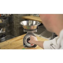 SCMDL25 NSF LISTED MS-SERIES DIAL SCALE 25 LB  - Stainless Steel