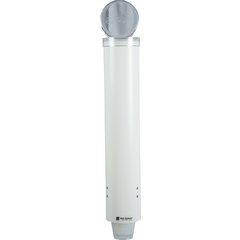 C4160WH Small Pull-Type Water Cup Dispenser w/ Flip Cap - White  - White