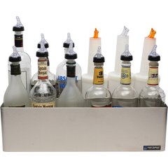 B5522D Stainless Steel Speed Rails - 10 Quart - Double  - Stainless Steel