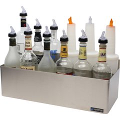 B5522D Stainless Steel Speed Rails - 10 Quart - Double  - Stainless Steel