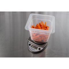 SCDG11M DIGITAL SCALE 11 LB / 5 KG - METALLIC  - Gray