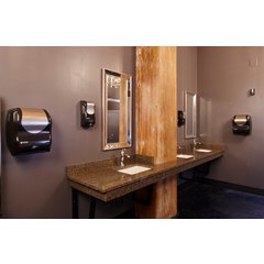 T1470BKSS Summit Smart System with IQ Sensor™ Electronic Touchless Towel Dispenser, Black/Stainless Steel - Stainless Steel