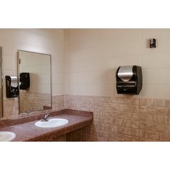 T1470BKSS Summit Smart System with IQ Sensor™ Electronic Touchless Towel Dispenser, Black/Stainless Steel - Stainless Steel