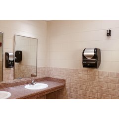 T1470BKSS Summit Smart System with IQ Sensor™ Electronic Touchless Towel Dispenser, Black/Stainless Steel - Stainless Steel