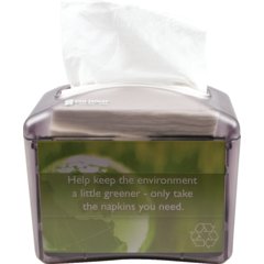 H4004TBK Venue® Tabletop Napkin Dispenser, Mini Interfold, 200-250 Napkins, Black  - Black