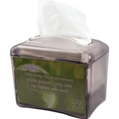 H4004TBK Venue® Tabletop Napkin Dispenser, Mini Interfold, 200-250 Napkins, Black  - Black