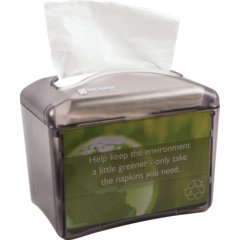 H4004TBK Venue® Tabletop Napkin Dispenser, Mini Interfold, 200-250 Napkins, Black  - Black