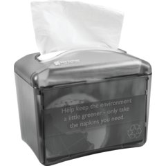 H4004TBK Venue® Tabletop Napkin Dispenser, Mini Interfold, 200-250 Napkins, Black  - Black