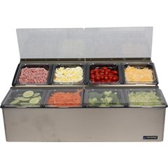 FP9248FL EZ-Chill™ Food Prep Center - 8, 1/6 Pans  - Stainless Steel