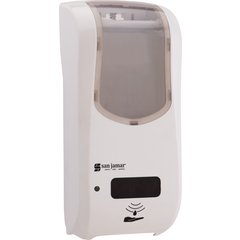 SH970WHCL Summit Rely® Hybrid Electronic Soap, Liquid & Lotion, 900 mL, White/Clear - White