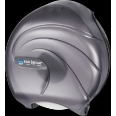 R2090TBK Oceans® Single 9" Jumbo Bath Tissue Dispenser, 3.25" core, Black Pearl  - Black