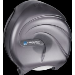 R2090TBK Oceans® Single 9" Jumbo Bath Tissue Dispenser, 3.25" core, Black Pearl  - Black