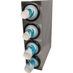 C2804 EZ-Fit® Stainless Steel Beverage Dispenser Cabinet - 4 Tier  - Chrome