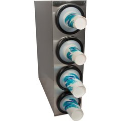 C2804 EZ-Fit® Stainless Steel Beverage Dispenser Cabinet - 4 Tier  - Chrome