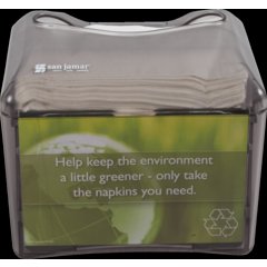 H4005TBK Venue® Tabletop Napkin Dispenser, Fullfold, 200 Napkins, Black  - Black