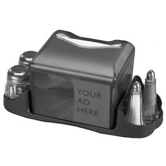 H4005TBK Venue® Tabletop Napkin Dispenser, Fullfold, 200 Napkins, Black  - Black