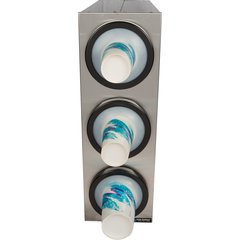 C2803 EZ-Fit® Stainless Steel Beverage Dispenser Cabinet - 3 Tier  - Chrome